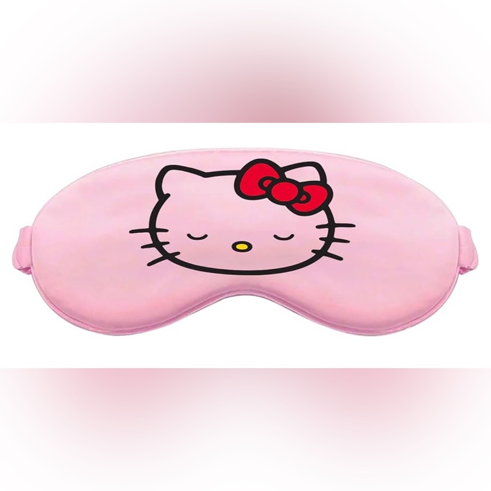 Hello Kitty Bluetooth Wireless Eye Mask with Built-in Speakers, USB Rechargeable